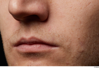 HD Face skin references Ethan Read lips mouth skin pores…